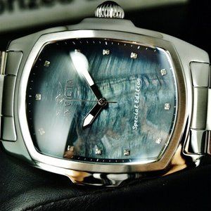 Men's 47mm Mother of Pearl w/ Genuine Diamonds